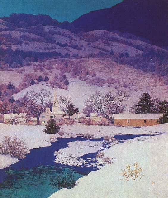 image Maxfield Parrish Christmas Eve